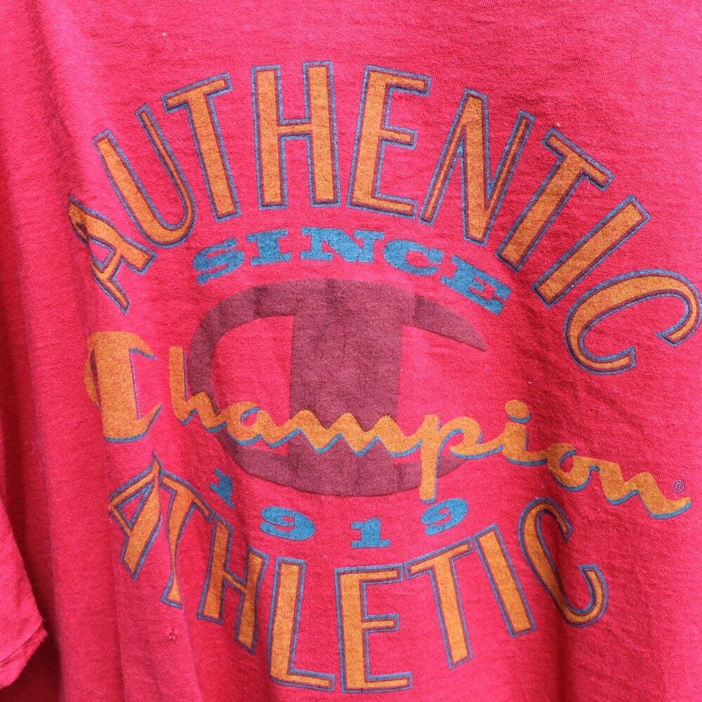 Champion Athletic Men's Vintage T-Shirt 100% Cotton Made in USA Size XXL-2X